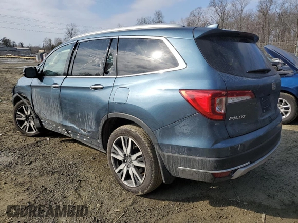 2019 Honda Pilot Touring 7-Passenger with VIN 5FNYF6H63KB094831, listed as a Copart auction lot 42200975 with 81,628 mi miles and Salvage Title. Bid and sale history available at DreamBid. Image 2.