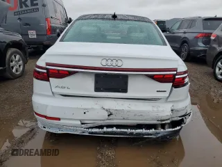 2024 Audi A8 with VIN WAULDAF85RN011982, listed as a Copart auction lot 86863894 with 1,138 mi miles and Salvage Title. Bid and sale history available at carsss.com. Image 6.