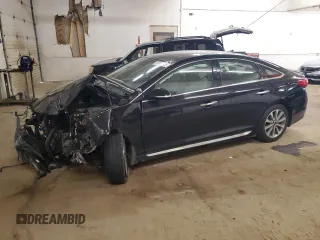 2016 Hyundai Sonata Sport with VIN 5NPE34AF3GH322135, listed as a Copart auction lot 55730525 with 100,404 mi miles and Non Repairable. Bid and sale history available at DreamBid. Image 1.