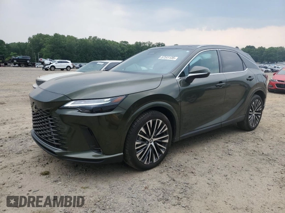 2024 Lexus RX 350 with VIN 2T2BAMBA8RC024709, listed as a Copart auction lot 57341135 with 20,134 mi miles and Salvage title. Bid and sale history available at DreamBid. Image 1.