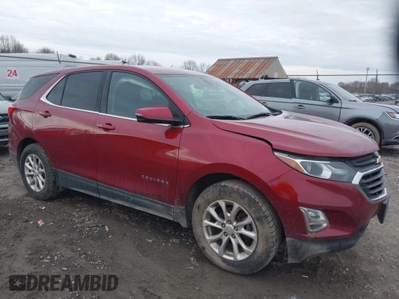 2018 Chevrolet Equinox LT with VIN 2GNAXSEV4J6168420, listed as a IAAI auction lot 41935793 with 136,791 mi miles and . Bid and sale history available at carsss.com. Image 1.
