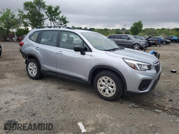 2019 Subaru Forester with VIN JF2SKACC9KH443011, listed as a Copart auction lot 55320985 with 26,734 mi miles and Salvage title. Bid and sale history available at DreamBid. Image 4.