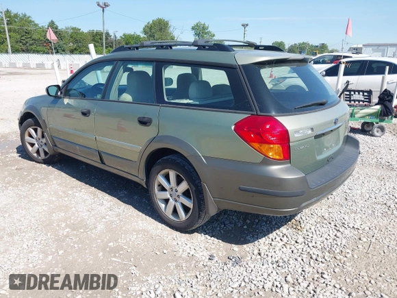 2006 Subaru Legacy Outback with VIN 4S4BP61C267341928, listed as a IAAI auction lot 42361535 with 179,902 mi miles and . Bid and sale history available at DreamBid. Image 3.