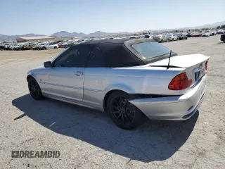 2001 BMW 3 Series 325Ci with VIN WBABS33451JY50461, listed as a Copart auction lot 62185615 with Not provided miles and Salvage title. Bid and sale history available at DreamBid. Image 2.
