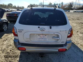 2004 Hyundai Santa Fe GLS with VIN KM8SC73D34U825791, listed as a Copart auction lot 80548534 with 124,080 mi miles and Clean Title. Bid and sale history available at carsss.com. Image 6.