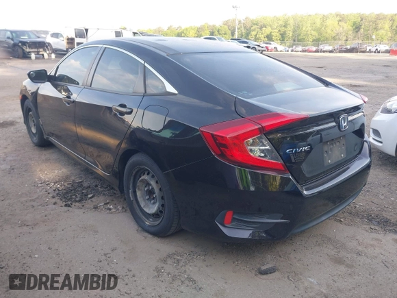2016 Honda Civic Sedan LX with VIN 19XFC2F57GE019341, listed as a IAAI auction lot 42054403 with 136,768 mi miles. Bid and sale history available at carsss.com. Image 3.