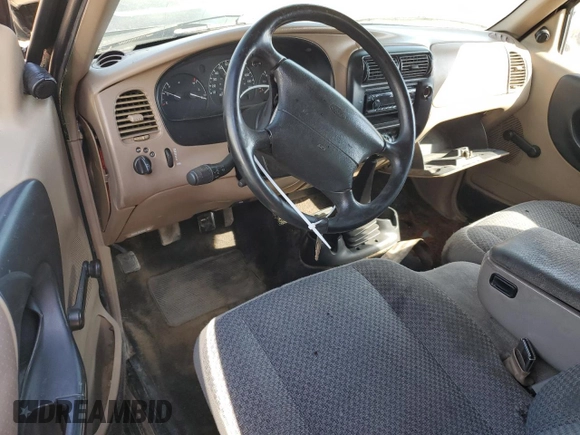 1997 Ford Ranger XLT with VIN 1FTCR10AXVPB26107, listed as a Copart auction lot 49113425 with 148,630 mi miles and Salvage Title. Bid and sale history available at DreamBid. Image 8.
