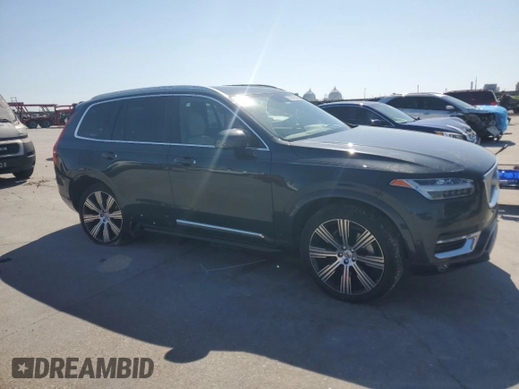 2022 Volvo XC90 Inscription with VIN YV4A22PL0N1864281, listed as a Copart auction lot 52307565 with 57,166 mi miles and Salvage Title. Bid and sale history available at DreamBid. Image 4.