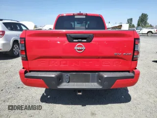 2023 Nissan Frontier SV with VIN 1N6ED1FK8PN612661, listed as a Copart auction lot 69260674 with 23,478 mi miles and Salvage Title. Bid and sale history available at carsss.com. Image 6.