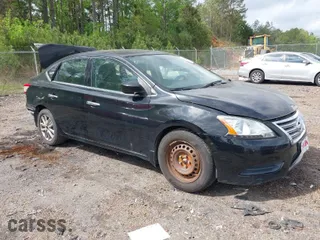 2015 Nissan Sentra SR with VIN 3N1AB7AP6FY379316, listed as a IAAI auction lot 41924320 with 132,160 mi miles. Bid and sale history available at carsss.com. Image 1.