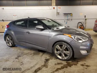 2012 Hyundai Veloster w/Black Int with VIN KMHTC6AD7CU077238, listed as a Copart auction lot 45038735 with 180,394 mi miles and Salvage Title. Bid and sale history available at carsss.com. Image 4.