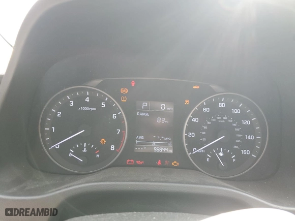 2018 Hyundai Elantra SE with VIN KMHD74LF1JU442151, listed as a Copart auction lot 54155705 with 96,844 mi miles and Salvage Title. Bid and sale history available at carsss.com. Image 9.