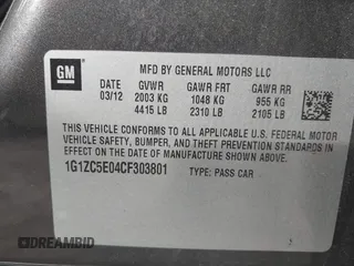 2012 Chevrolet Malibu 1LT with VIN 1G1ZC5E04CF303801, listed as a IAAI auction lot 42112647 with 112,518 mi miles and . Bid and sale history available at DreamBid. Image 9.