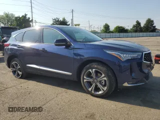 2022 Acura RDX Advance with VIN 5J8TC2H75NL004912, listed as a Copart auction lot 57089065 with 23,728 mi miles and Salvage title. Bid and sale history available at DreamBid. Image 4.