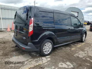 2017 Ford Transit Connect XLT with VIN NM0LS7F79H1324491, listed as a Copart auction lot 60055345 with 128,463 mi miles and Salvage title. Bid and sale history available at DreamBid. Image 3.