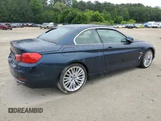 2014 BMW 4 Series 435i with VIN WBA3T3C53EP737301, listed as a Copart auction lot 57352985 with Not provided miles and Salvage title. Bid and sale history available at DreamBid. Image 3.