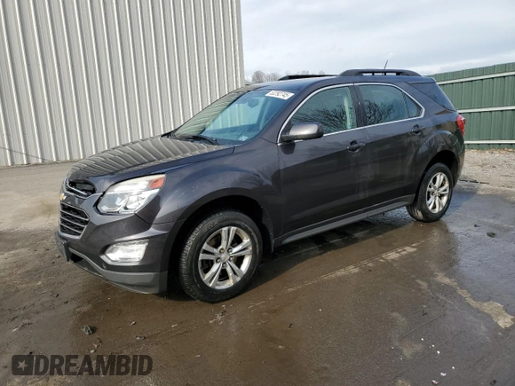 2016 Chevrolet Equinox LT with VIN 2GNFLFEK2G6224541, listed as a Copart auction lot 52292745 with 92,636 mi miles and Salvage Title. Bid and sale history available at DreamBid. Image 1.