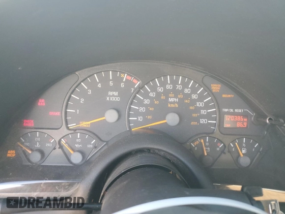 2000 Pontiac Firebird Firebird z VIN 2G2FS22K7Y2145503, wystawiony jako Copart lot #80487434 z przebiegiem 120 386 mil mil oraz Czysty tytuł • Clean title. Historia ofert i sprzedaży dostępna na DreamBid. Obrazek 9.