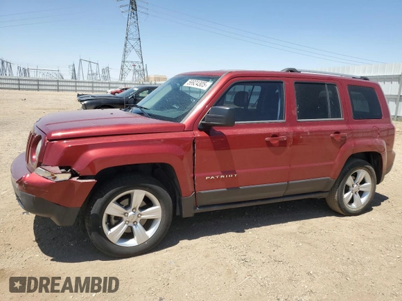 2014 Jeep Patriot Limited with VIN 1C4NJPCB6ED645325, listed as a Copart auction lot 59924305 with 69,705 mi miles and Salvage title. Bid and sale history available at DreamBid. Image 1.