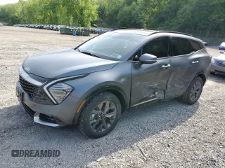 2023 Kia Sportage SX-Prestige with VIN KNDPXCAG9P7044605, listed as a Copart auction lot 56915705 with 43,294 mi miles and Salvage title. Bid and sale history available at DreamBid. Image 1.