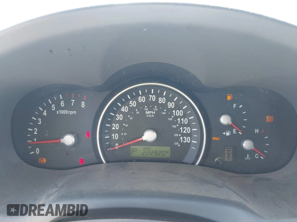 2007 Kia Sedona EX with VIN KNDMB233276158120, listed as a IAAI auction lot 42157778 with 222,920 mi miles. Bid and sale history available at carsss.com. Image 7.
