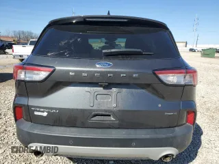 2020 Ford Escape Titanium Hybrid with VIN 1FMCU9DZ0LUC11478, listed as a Copart auction lot 50552275 with 105,561 mi miles and Salvage title. Bid and sale history available at DreamBid. Image 6.