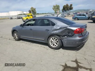 2016 Volkswagen Passat 1.8T S with VIN 1VWAT7A37GC020264, listed as a Copart auction lot 52545295 with 75,395 mi miles and Salvage Title. Bid and sale history available at carsss.com. Image 2.