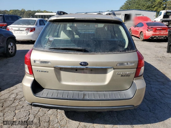 2008 Subaru Outback (Natl) with VIN 4S4BP60C487321779, listed as a Copart auction lot 75806514 with 278,064 mi miles and Clean Title. Bid and sale history available at carsss.com. Image 6.