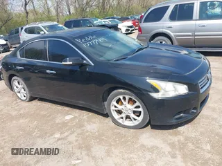 2012 Nissan Maxima SV z VIN 1N4AA5AP0CC801014, wystawiony jako IAAI lot #42013407 z przebiegiem 162 306 mil mil oraz . Historia ofert i sprzedaży dostępna na DreamBid. Obrazek 1.