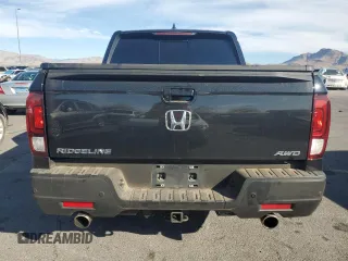 2023 Honda Ridgeline Black Edition with VIN 5FPYK3F81PB012950, listed as a Copart auction lot 48932835 with 26,269 mi miles and Salvage title. Bid and sale history available at DreamBid. Image 6.
