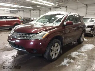 2006 Nissan Murano SL with VIN JN8AZ08W96W522400, listed as a IAAI auction lot 41510017 with 123,933 mi miles. Bid and sale history available at carsss.com. Image 2.