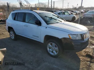 2013 Jeep Compass Sport with VIN 1C4NJCBA2DD275667, listed as a Copart auction lot 46259345 with 142,420 mi miles and Clean Title. Bid and sale history available at carsss.com. Image 4.
