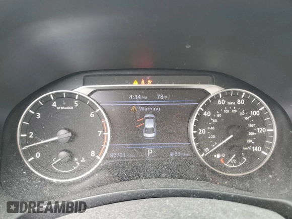2020 Nissan Altima S z VIN 1N4BL4BV1LC140762, wystawiony jako Copart lot #56448395 z przebiegiem 82 703 mil mil oraz Szkoda całkowita • Salvage title. Historia ofert i sprzedaży dostępna na DreamBid. Obrazek 9.