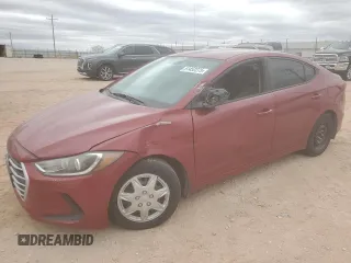 2017 Hyundai Elantra SE z VIN KMHD74LFXHU399021, wystawiony jako Copart lot #51452275 z przebiegiem 70 500 mil mil oraz Szkoda całkowita • Salvage title. Historia ofert i sprzedaży dostępna na DreamBid. Obrazek 1.