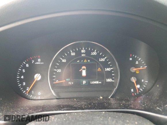 2016 Kia Sorento EX with VIN 5XYPH4A18GG041373, listed as a Copart auction lot 59170545 with 110,408 mi miles and Salvage title. Bid and sale history available at DreamBid. Image 9.