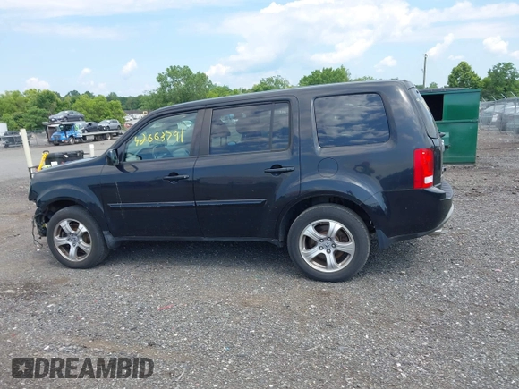 2013 Honda Pilot EX-L with VIN 5FNYF4H61DB024199, listed as a IAAI auction lot 42663791 with 176,294 mi miles and . Bid and sale history available at DreamBid. Image 15.