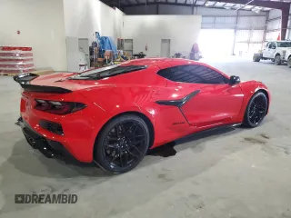2023 Chevrolet Corvette 1LZ with VIN 1G1YD2D30P5602605, listed as a Copart auction lot 86160944 with 3,214 mi miles and Salvage Title. Bid and sale history available at DreamBid. Image 3.