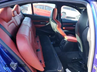 2018 BMW M3 with VIN WBS8M9C57J5J78701, listed as a Copart auction lot 71323392 with 27,703 mi miles. Bid and sale history available at carsss.com. Image 10.
