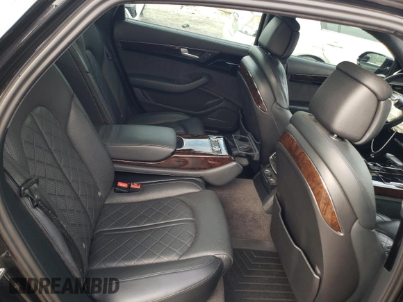 2015 Audi A8 L 4.0T with VIN WAU32AFD7FN004904, listed as a Copart auction lot 38942883 with 80,205 mi miles. Bid and sale history available at carsss.com. Image 10.