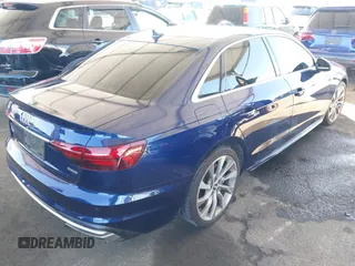 2020 Audi A4 Premium Plus with VIN WAUENAF46LA065907, listed as a IAAI auction lot 41647397 with 40,605 mi miles and . Bid and sale history available at DreamBid. Image 4.