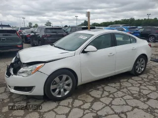 2015 Buick Regal Premium I with VIN 2G4GP5EX0F9221380, listed as a Copart auction lot 59175975 with 124,647 mi miles and Salvage title. Bid and sale history available at DreamBid. Image 1.