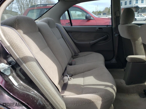 2000 Honda Civic LX with VIN 2HGEJ6671YH596125, listed as a Copart auction lot 49302475 with 124,691 mi miles and Clean Title. Bid and sale history available at carsss.com. Image 10.