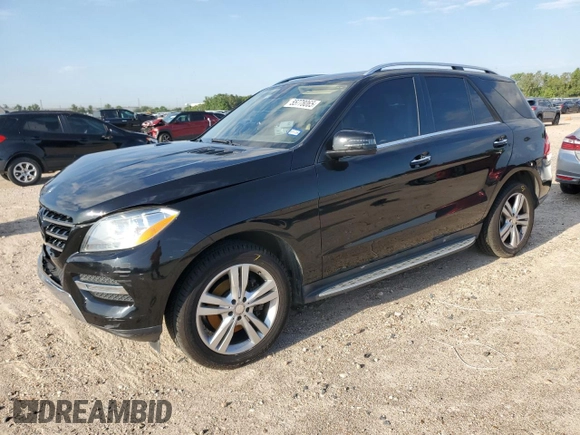 2014 Mercedes-Benz M 350 with VIN 4JGDA5JB8EA411199, listed as a Copart auction lot 55778065 with 112,674 mi miles and Salvage Title. Bid and sale history available at DreamBid. Image 1.