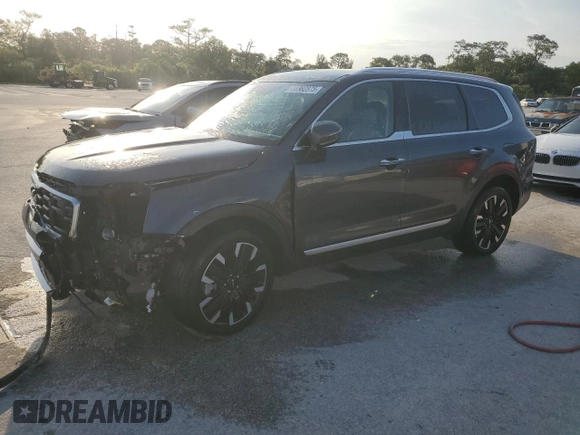 2024 Kia Telluride SX z VIN 5XYP54GC6RG465493, wystawiony jako Copart lot #58386405 z przebiegiem 20 403 mil mil oraz Szkoda całkowita • Salvage title. Historia ofert i sprzedaży dostępna na DreamBid. Obrazek 1.