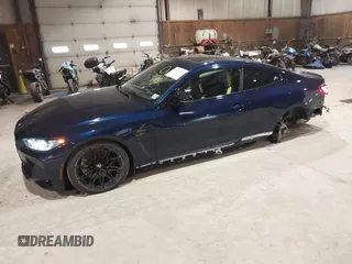 2024 BMW M4 Competition xDrive with VIN WBS43AZ04RCP64729, listed as a IAAI auction lot 41178319 with 15,806 mi miles. Bid and sale history available at carsss.com. Image 2.