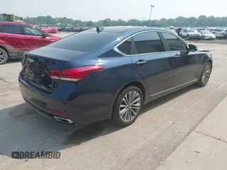 2018 Genesis G80 3.8L with VIN KMHGN4JE3JU246872, listed as a IAAI auction lot 42436770 with 66,022 mi miles and . Bid and sale history available at DreamBid. Image 4.