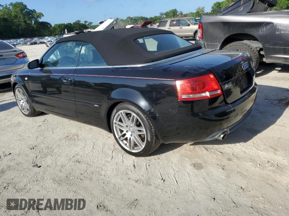 2009 Audi A4 2.0T with VIN WAUDF48H79K007303, listed as a Copart auction lot 51764545 with 90,705 mi miles and Non Repairable. Bid and sale history available at carsss.com. Image 2.
