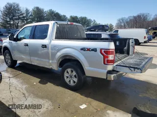 2018 Ford F-150 XL with VIN 1FTEW1EB1JFA64163, listed as a Copart auction lot 48486145 with 81,138 mi miles and Salvage Title. Bid and sale history available at carsss.com. Image 2.