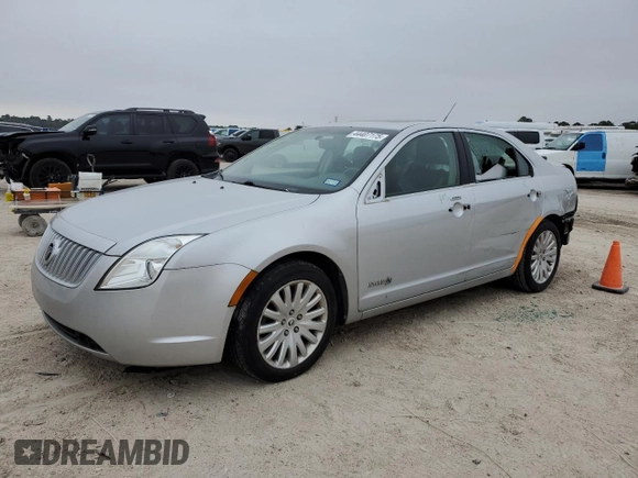 2010 Mercury Milan Hybrid with VIN 3MEDM0L3XAR656248, listed as a Copart auction lot 44407175 with 65,910 mi miles and Salvage Title. Bid and sale history available at carsss.com. Image 1.