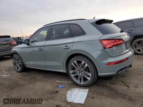 2019 Audi SQ5 Premium Plus with VIN WA1B4AFY5K2047400, listed as a Copart auction lot 46266904 with 24,304 mi miles and . Bid and sale history available at DreamBid. Image 2.